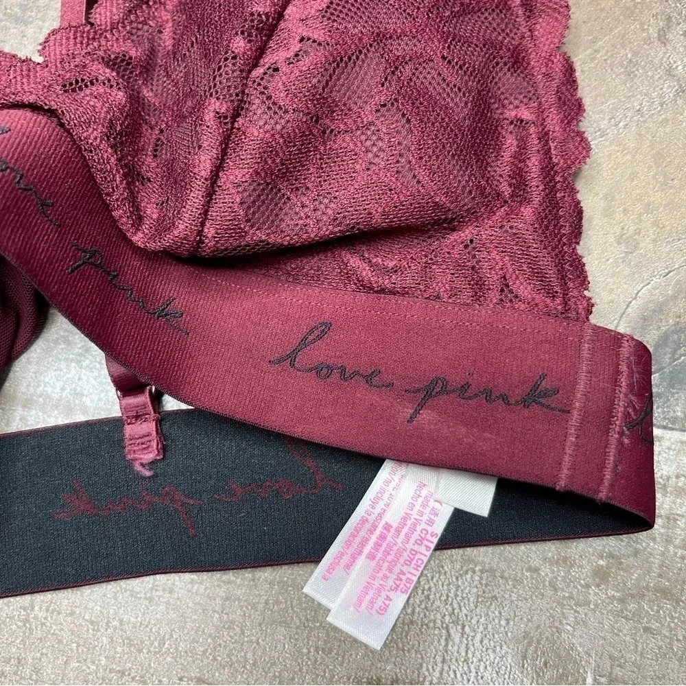 PINK by Victoria’s Secret Lace Bralette size Small